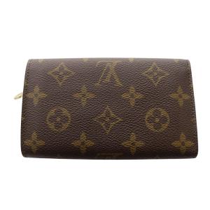 LOUIS VUITTON 二つ折り財布 モノグラム ポルト モネ・ビエトレゾール 茶色 ブラウン M61730 /SR5 OH