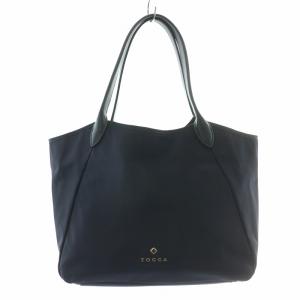 【新品タグ付き】TOCCA トートバッグ2way ネイビー 紺 ロゴ リボン 新品タグ付き】TOCCA トートバッグ2way ネイビー 紺 ロゴ リボン