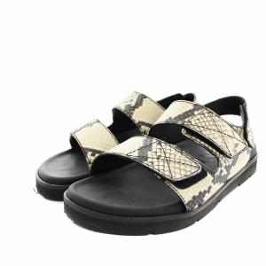 サニー SUNNY サラ SALAパイソンベルクロサンダル コンフォートサンダル レザー 36 23.0-23.5cm