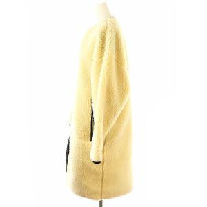 HYKE FAUX SHEARLING COATボア コート 1 アイボリー 17175