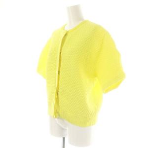 heliopole 24SS POPCORN KNIT CARDIGAN カーディガン ニット 半袖 38 ? /HK OS