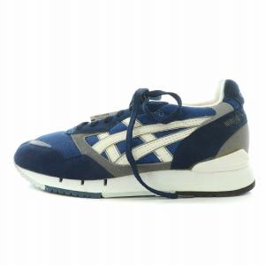 エルバス ローカットスニーカー シューズ ロゴ 24cm 紺 ネイビー タグ付き /BB OF