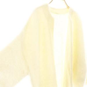 MUSE de Deuxieme Classe 23AW PORTMIX クルーネックカーディガン モヘヤ アイボリー