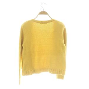 FOXEY NEW YORK スフレカーディガン ニット 長袖 38 イエロー 41669 /DO OS