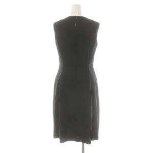 FOXEY NEW YORK ドレス レディサクセス ワンピース 膝丈 ノースリーブ 38 ブラック 39654 /DO OS