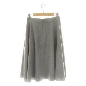 FOXEY NEW YORK 39670 レディ サクセス スカート フレア ウール混 38 グレー