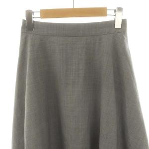 FOXEY NEW YORK 39670 レディ サクセス スカート フレア ウール混 38 グレー