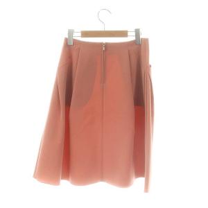 FOXEY NEW YORK 36424 イリプスフレア スカート 38 ピンク /MI OS