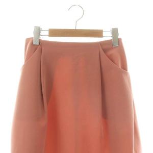 FOXEY NEW YORK 36424 イリプスフレア スカート 38 ピンク /MI OS