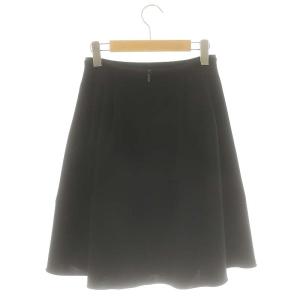 FOXEY NEW YORK 38326 Baron スカート フレア 38 黒 /MI OS