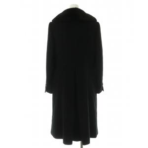 FOXEY BOUTIQUE コート コンサーヴフォクシー カシミア 38 ブラック
