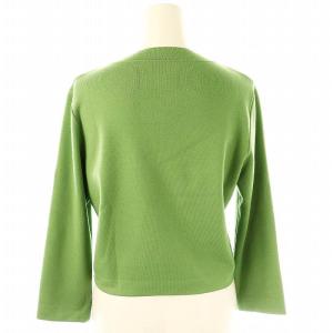 FOXEY カーディガン ティアラボタン 38 ライトグリーン