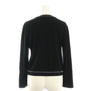 FOXEY knit cardigan Leonie 38 ブラック