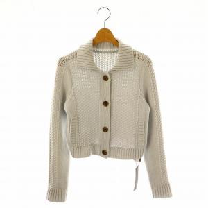 カーディガン カシミヤ 38 グレー