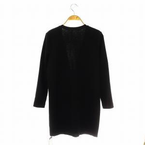 FOXEY BOUTIQUE 33740 Annie Hall カーディガン ロング ウール 38 黒