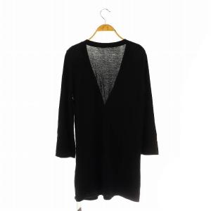FOXEY BOUTIQUE 37631 カーディガン ブルーミング ニット シルク混 F 黒 /MI OS
