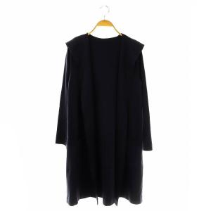 カーディガン ロング ネイビー