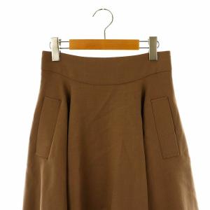 FOXEY BOUTIQUE 41425 ニコル スカート フレア ウール 38 ブラウン /MI OS
