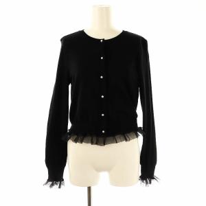 Cardigan Blossom シルク 38 黒 44142