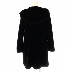 VELOUR NOIR by FOXEY NEW YORK カーディガン フード 38 ブラック 43861