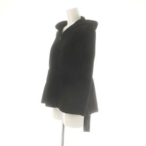 VELOUR NOIR by FOXEY NEW YORK カーディガン スポーティベロア 38 ブラック 44834