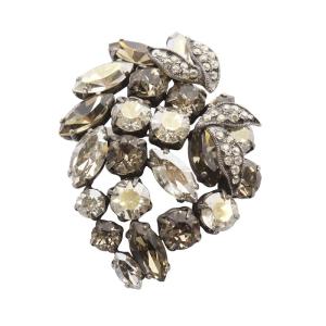 Antique Brun ブローチ シルバーカラー 36311