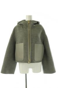 FENDI GIACCA FF DOUBLE WOOL リバーシブル ジャケット 40 グレー