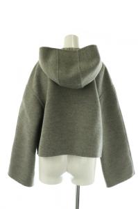 FENDI GIACCA FF DOUBLE WOOL リバーシブル ジャケット 40 グレー