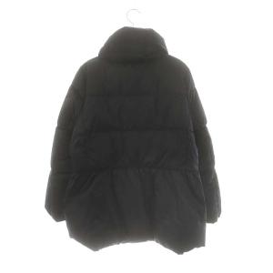 ANAYI 23AW ソロサテンペプラムダウンコート 38 ダークネイビー