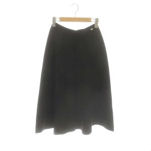 23AW CALICO BLACK スカート ニット フレア ロング 0 ブラック /DF OS
