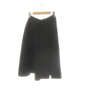 TOCCA 23AW CALICO BLACK スカート ニット フレア ロング 0 ブラック /DF OS