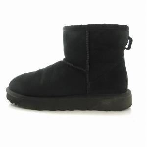 Classic Mini 2 ミニ ムートンブーツ ショート丈 1016222 US6 23cm 黒 ブラック