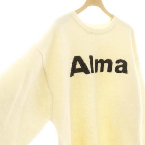 BABYLONE 24AW ロゴミニワンピース Alma ニット F アイボリー /DO OS