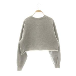 EVERYDAY I LIKE 23AW Cropped スウェット プルオーバー カットソー 杢グレー