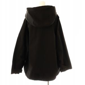 Spick&Span 23AW 撥水T/Cクロスアーミーブルゾン フードジャケット 36 ブラック