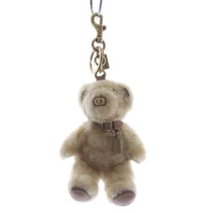 ベア バッグ チャーム シグネチャー シアリング ベージュ /YO10