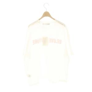 KATHARINE HAMNETT 24AW BELOVED FUTURE Tee Tシャツ カットソー ロゴ 半袖 XS ホワイト レッド
