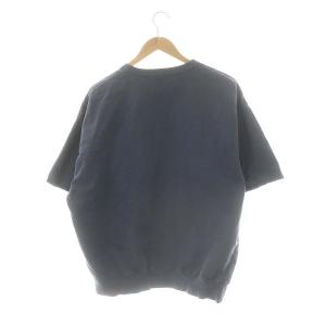 Ron Herman 23AW 半袖スウェットプルオーバー トレーナー L ブルーグレー