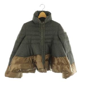 ×sacai MIWAKO ダウンジャケット 0 ブラウン グレー