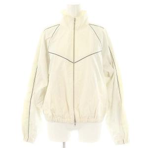 Ray Beams 24SS セットアップ パイピング トラックジャケット ジップスカート ロング 0 アイボリー ブラック