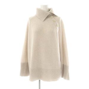 23AW Cashmere Amber ニット セーター タートルネック 長袖 38 フラックスヘザー