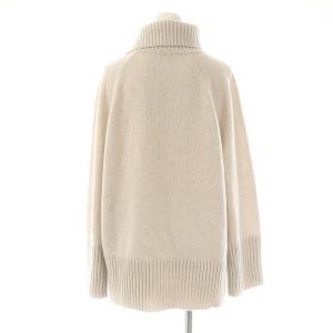 theory luxe 23AW Cashmere Amber ニット セーター タートルネック 長袖 38 フラックスヘザー