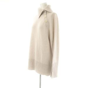 theory luxe 23AW Cashmere Amber ニット セーター タートルネック 長袖 38 フラックスヘザー