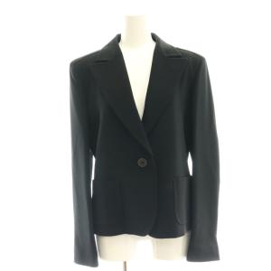 Max Mara スカートスーツ セットアップ ブラックフォーマル テーラードジャケット フレア I40 ブラック