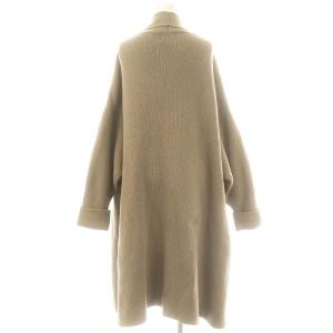 IENA ウールカシミヤニットガウンコート ベージュ /MI OS