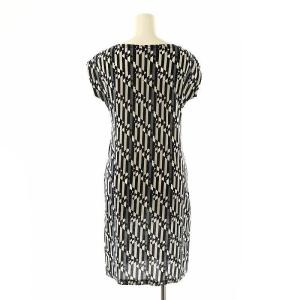 FENDI 総柄 ワンピース ひざ丈 フレンチスリーブ 44 マルチカラー