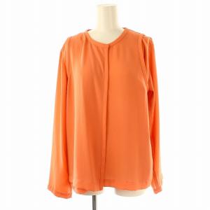 コムデギャルソン デザイン 長袖ブラウス フェイクレイヤード ピンク /MI OS