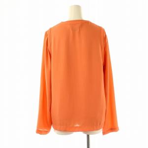 robe de chambre COMME des GARCONS コムデギャルソン デザイン 長袖ブラウス フェイクレイヤード ピンク /MI OS