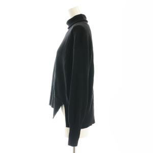 MM6 Maison Margiela ウール タートルネックニット カットソー 長袖 S 黒 ブラック /AT OS