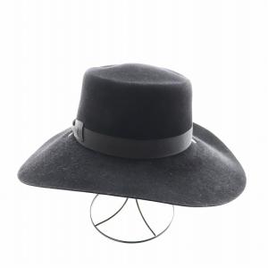 KIJIMATAKAYUKI ラビットフェルトウールハット つば広帽 帽子 2 黒 ブラック S-212807 /AN11 SH OF